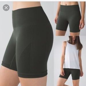 Lululemon Sculpt Short Olive Green Small
